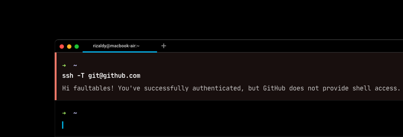 auth via SSH